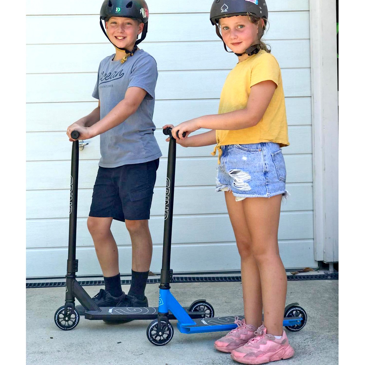 stunt scooter trick pro series teenagers kids skatepark street scooters